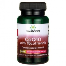 Koenzym Q10 200mg + 20 mg tokotrienoli 60k Swanson