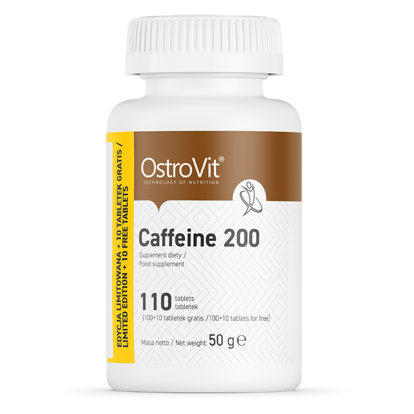 Kofeina 200 mg 110 tabletek Ostrovit
