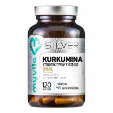 Kurkumina + piperyna 120 kaps Silver Myvita