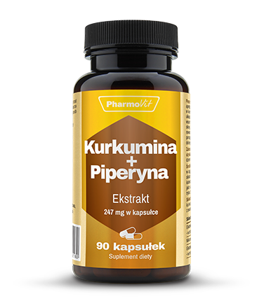 Kurkumina + piperyna - ekstrakt stand 95% 90kp Pharmovit