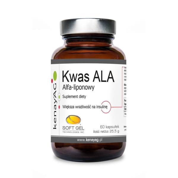 Kwas alfa-liponowy (ALA) (60 kapsułek) KENAY