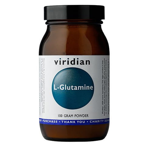 L-glutamina Proszek 100g Suplement diety Viridian
