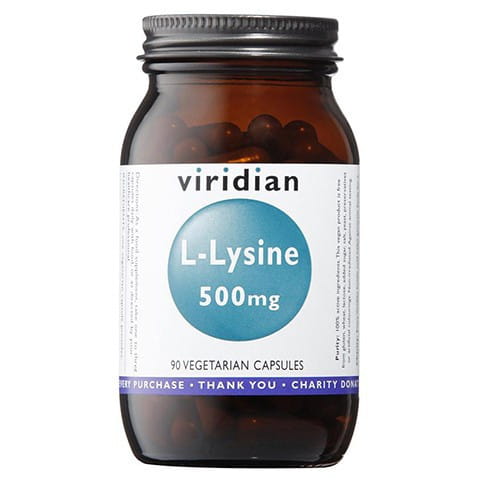 L-Lizyna 500 mg 90 kapsułek Viridian