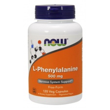 L-Phenylalanine, 500mg - 120 vcaps Nowfoods