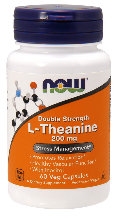 L-Theanine z inozytolem - 200mg - 60 vcaps Nowfoods