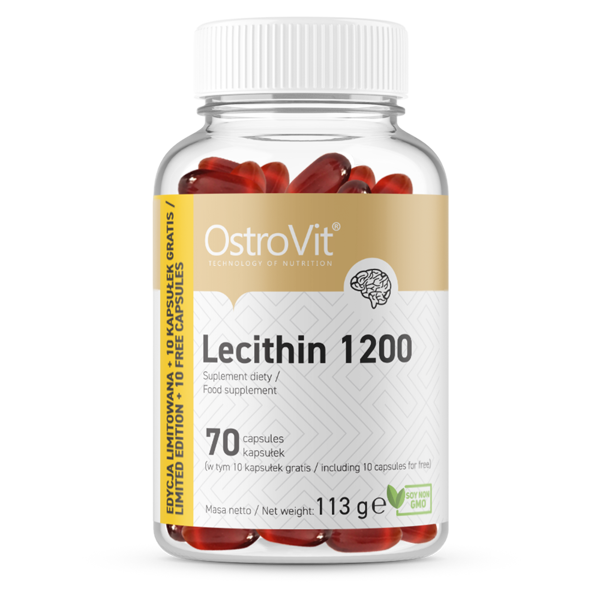 Lecytyna 1200 mg 70 kapsułek