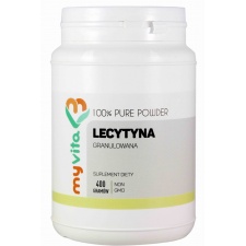Lecytyna w proszku granulowana NON-GMO - 400 g Myvita