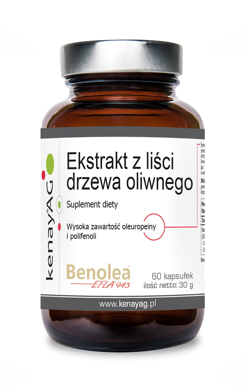 Liść oliwny ekstrakt Benolea 60 kaps Kenay
