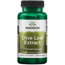 Liść oliwny STRONG 20% Swanson 60 kapsułek