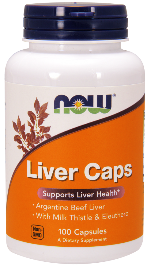 Liver Caps - 100 kapsułek Nowfoods