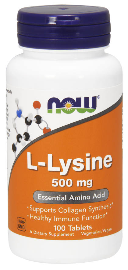 NOWFOODS L-Lysine Lizyna 500mg - 100kaps