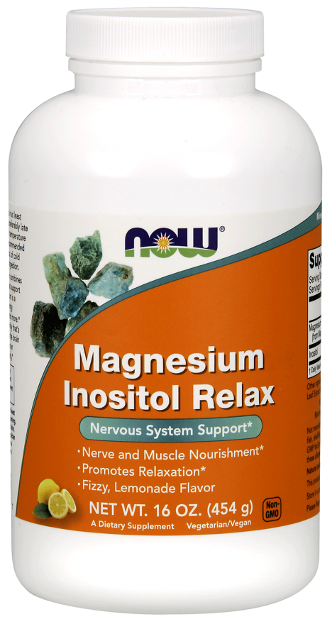 Magnesium Inositol Relax Powder - 454 grams Nowfoods