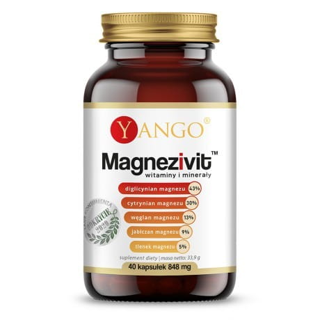 Magnez + witamina B6 - 90 kaps Yango