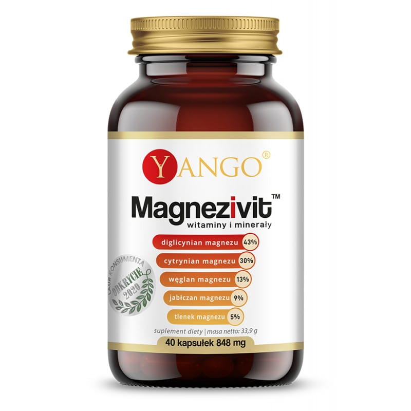 Magnez + witamina B6 - 90 kaps Yango