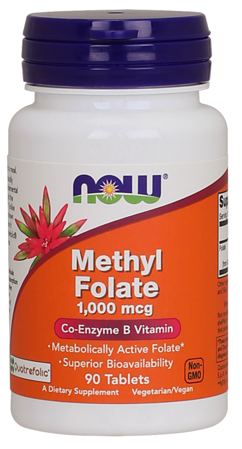 Methyl Folate 1000 mcg 90kaps Nowfoods