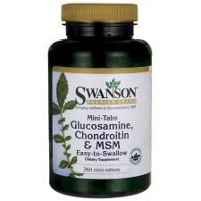 Mini-Tabs glukozamina, chondroityna i MSM750/600/300 mg 360 tabl Swanson