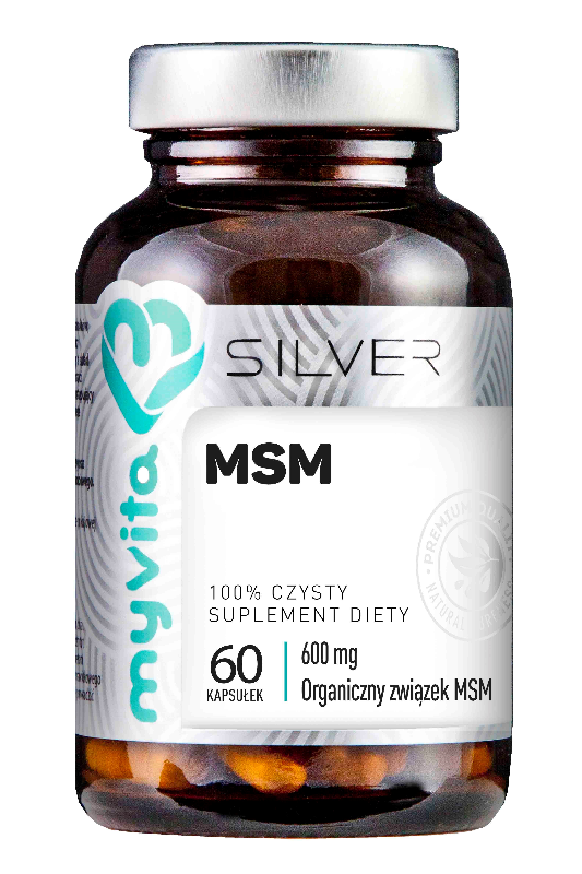 MSM 600 mg 60kp Silver Myvita