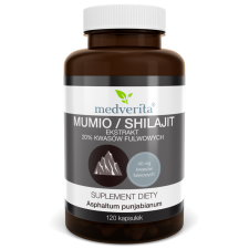 Mumio / Shilajit ekstrakt 20% kwasów fulwowych - 120 kapsułek Medverita
