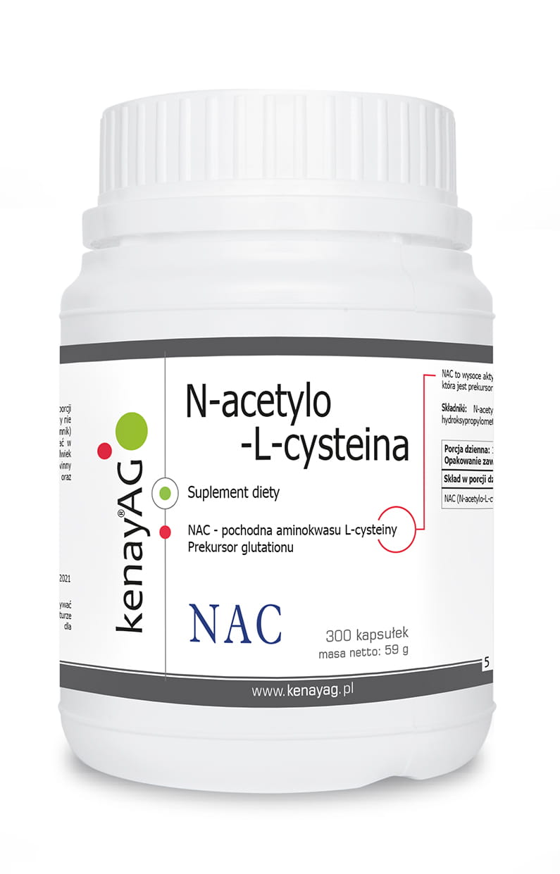 NAC N-acetylo-L-cysteina 300 kaps Kenay