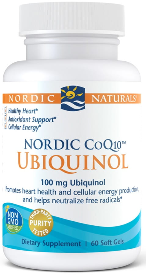 Nordic CoQ10 Ubiquinol, 100mg - 60 softgels Nordic Naturals