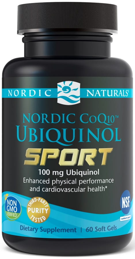 Nordic CoQ10 Ubiquinol Sport, 100mg - 60 softgels Nordic Naturals