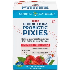 Nordic Flora Kids Probiotic Pixies, 3 Billion CFU Rad Berry - 30 Packets Nordic Naturals
