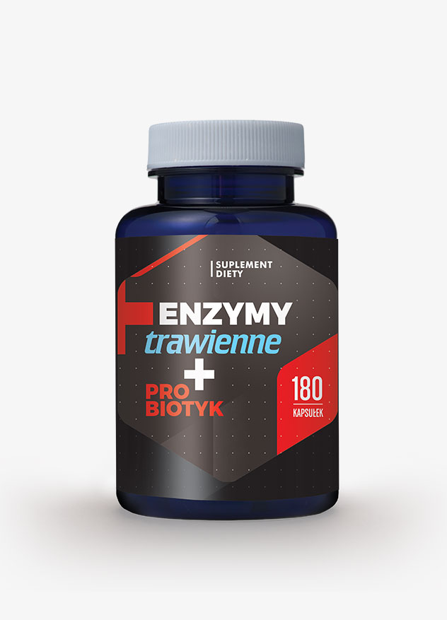 Enzymy trawienne + probiotyk 180 kaps Hepatica