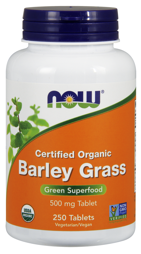 BARLEY GRASS 500mg 250tabs Nowfoods
