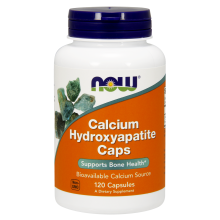 Calcium Wapń Hydroxyapatite 120kaps Nowfoods
