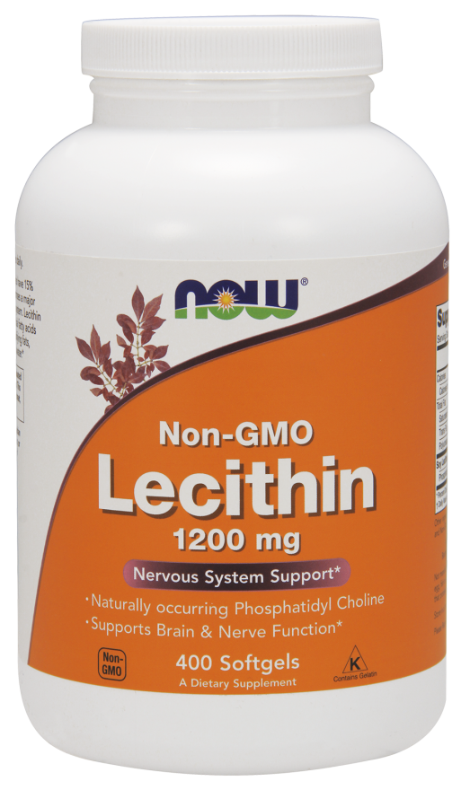 Lecytyna 1200 mg 400kaps Nowfoods