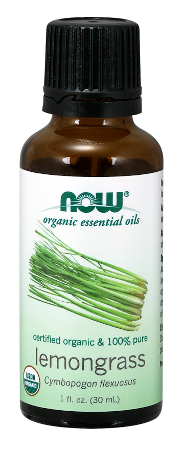 Olej z trawy cytrynowej, organiczny 30ml Nowfoods