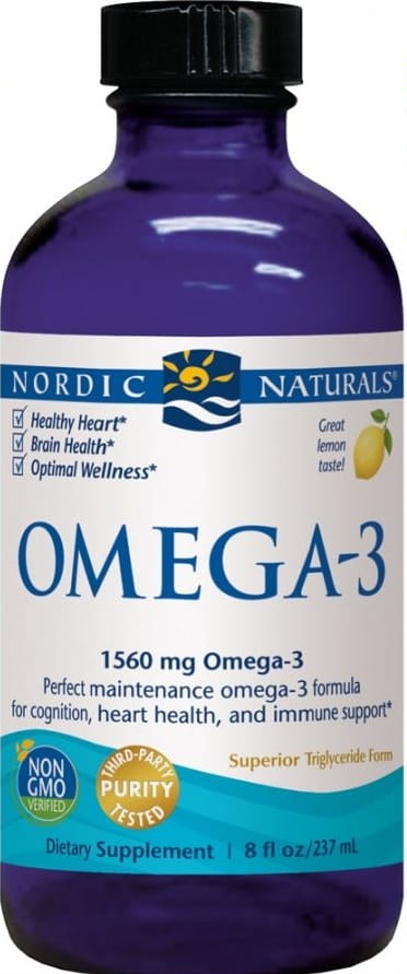 Omega-3, 1560mg Lemon - 237 ml. Nordic Naturals