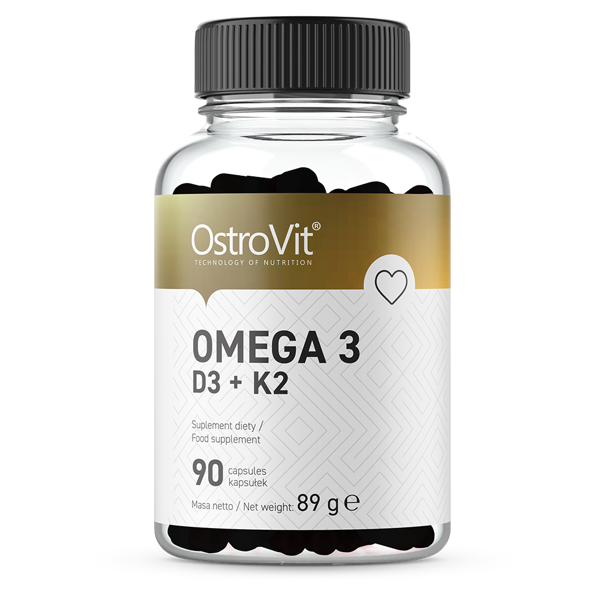 Omega 3 D3+K2 90caps OstroVit