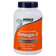 Omega-3 Enteric Coated - 180 softgels Nowfoods