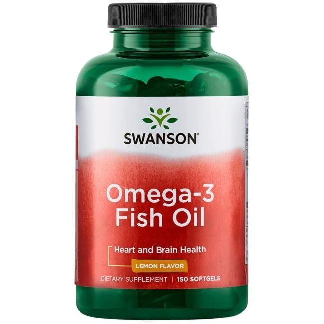 Omega-3 smak cytrynowy 1000mg 150 żelek Swanson