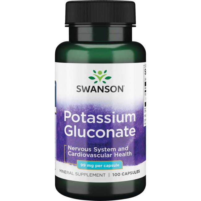 Potassium (Gluconate), 99mg - 100 caps Swanson