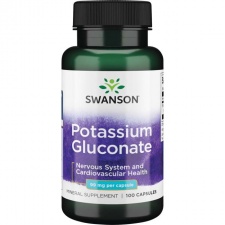 Potassium (Gluconate), 99mg - 100 caps Swanson