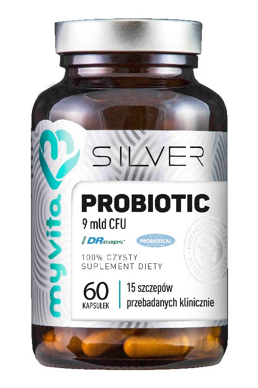 Probiotyk 9 mld 60 kaps Silver Myvita