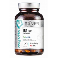 SILVER PURE 100% Witamina B1 FORTE 50 mg - 120 kap Myvita
