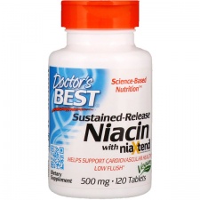 Time-release Niacin with niaXtend, 500mg - 120 tablets DrBest