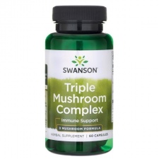 Triple Mushroom Standarized Complex 60kaps Swanson