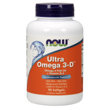 Ultra Omega 3-D + D3 - 90 kapsułek Nowfoods