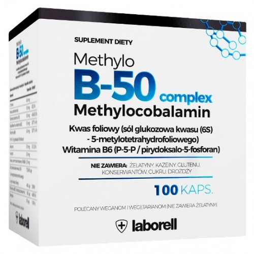 Witamina B50 B-50 Mthylowa Methyl 100kp Laborell