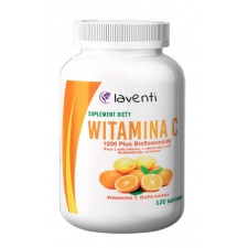 Witamina C 1000 PLUS Bioflawonoidy, 120 tabletek Laventi