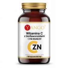 Witamina C z bioflawonoidami + CYNK ORGANICZNY - 90 kaps Yango